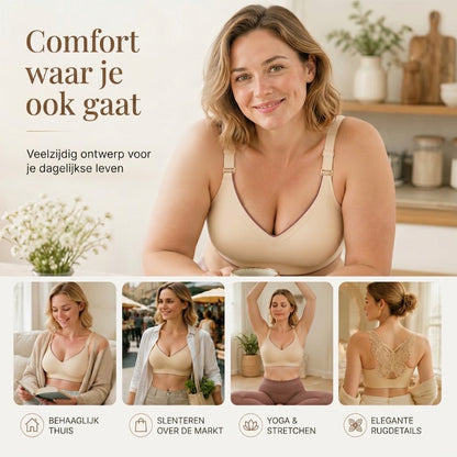 🦋Beugelloze Bh met Vlinderborduursel