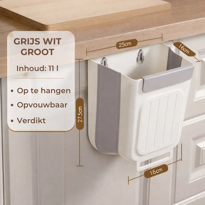 Ruimtebesparende Inklapbare Prullenbak