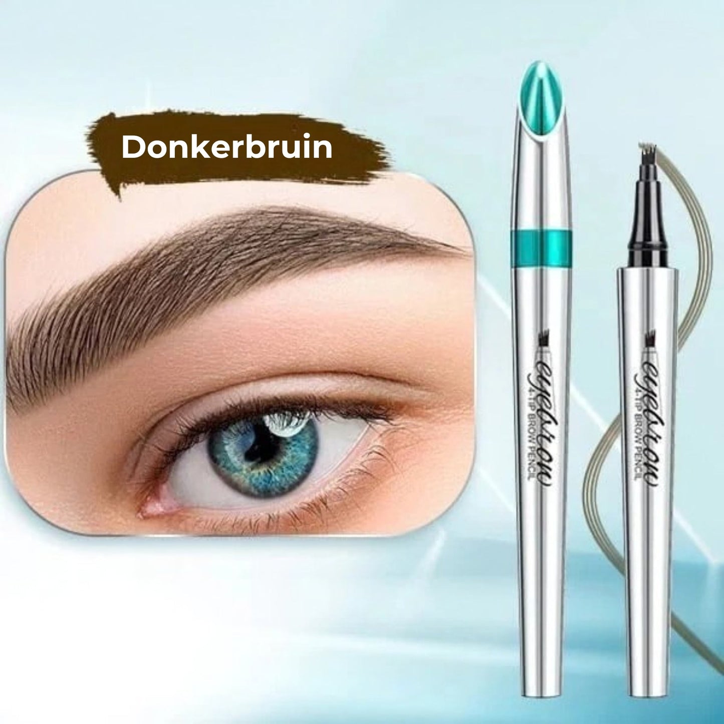 Microblading Wenkbrauw Pen - 4 Vorkpunten voor Natuurlijk Resultaat - 24u Waterdicht & Smudgeproof