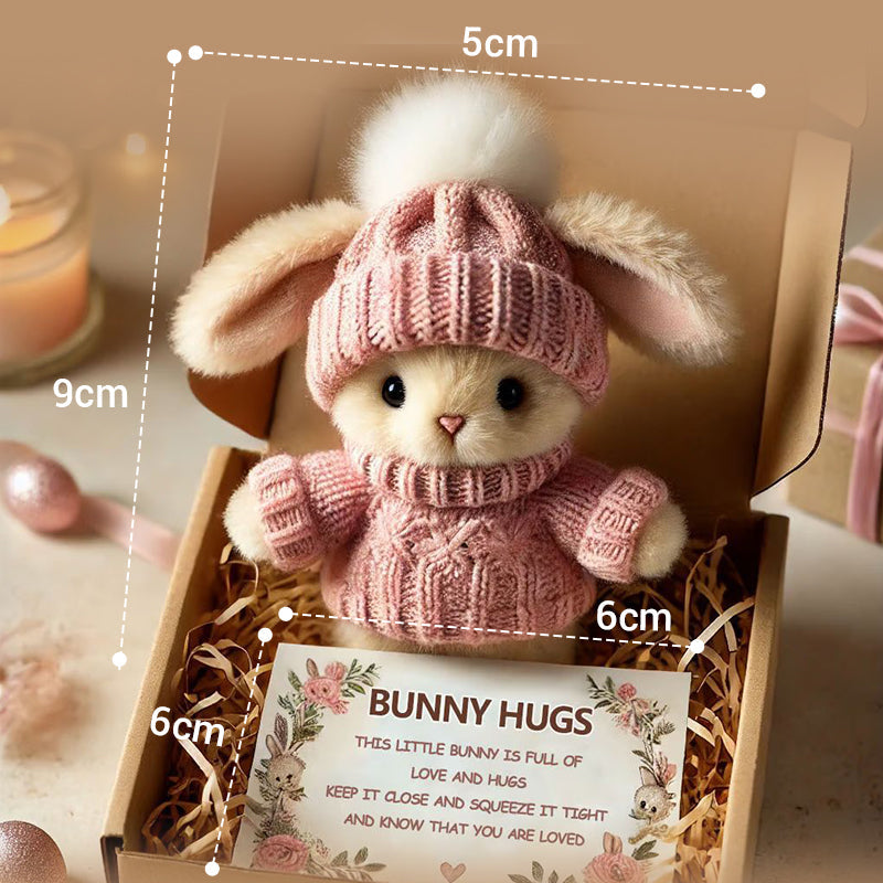 Handgemaakte Mini Konijnen Knuffeltjes - Leuk Paascadeau & Decoratie
