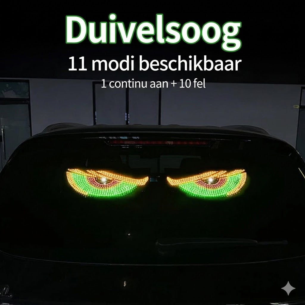 LED Devil Eyes voor de Auto Voorruit