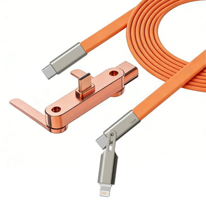 Extreem Krachtige 240W USB-C Kabel - 360° Roterende Kop