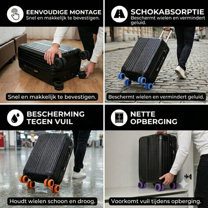 Beschermhoes voor kofferwielen