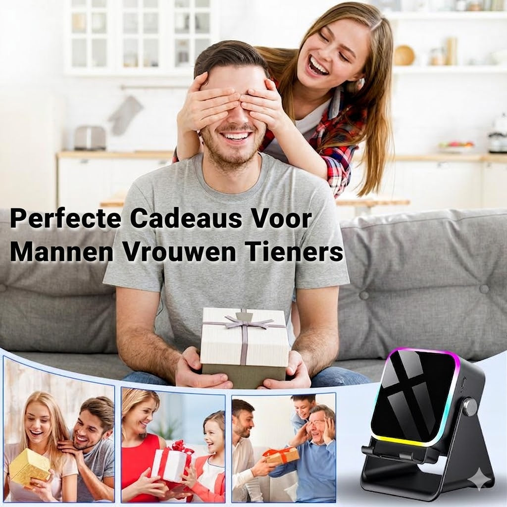 Draadloze Inductie Speaker & Telefoonhouder