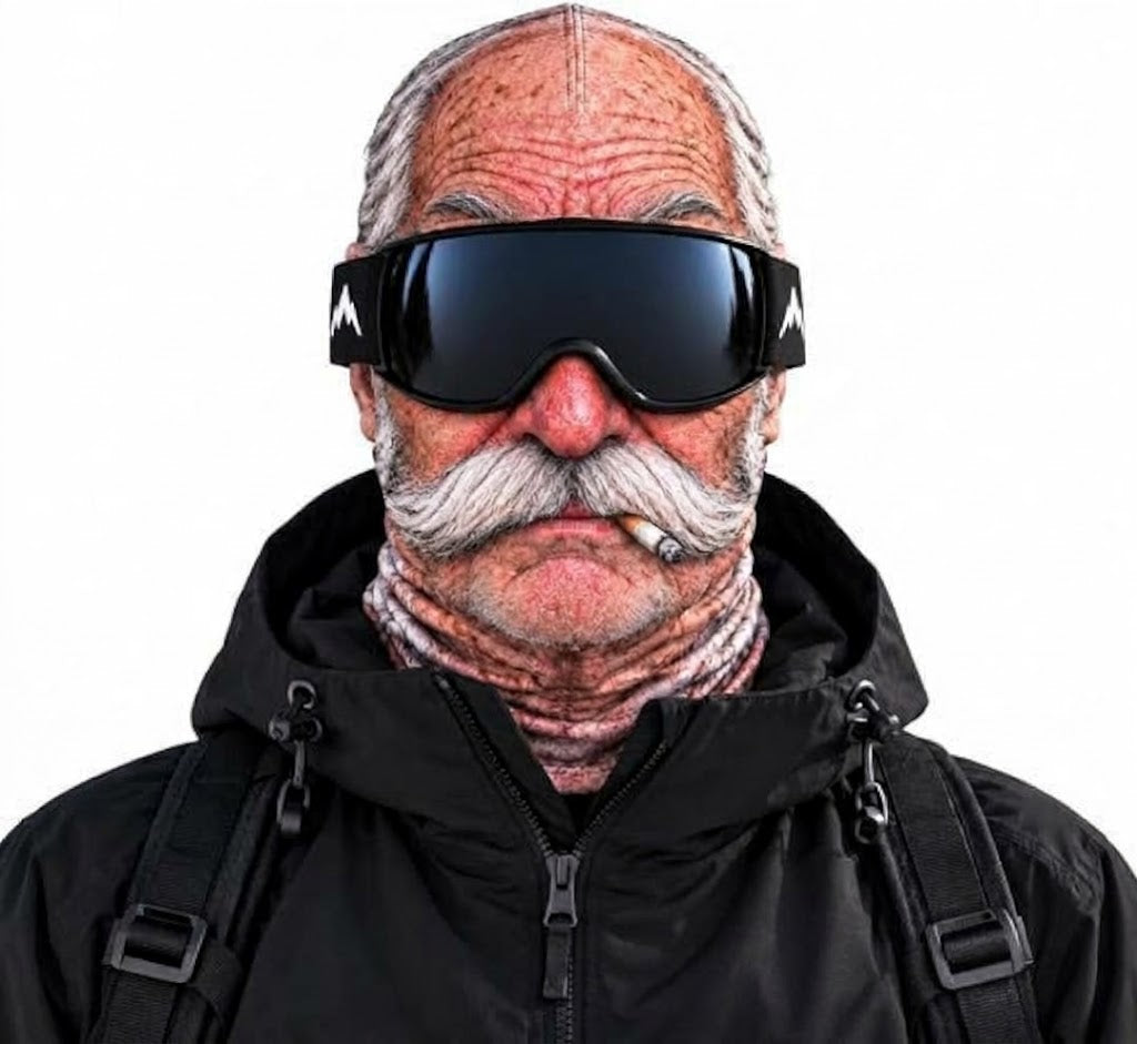 Grappig en ultrarealistisch skimasker