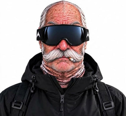 Grappig en ultrarealistisch skimasker