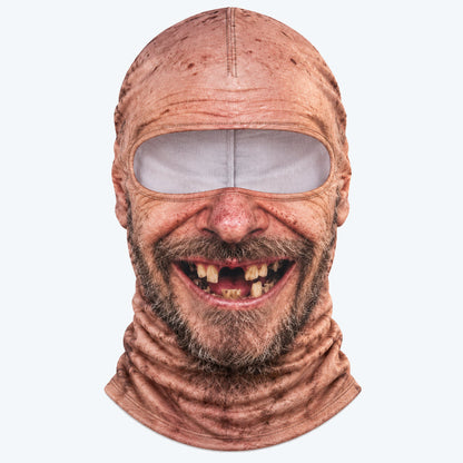 Grappig en ultrarealistisch skimasker