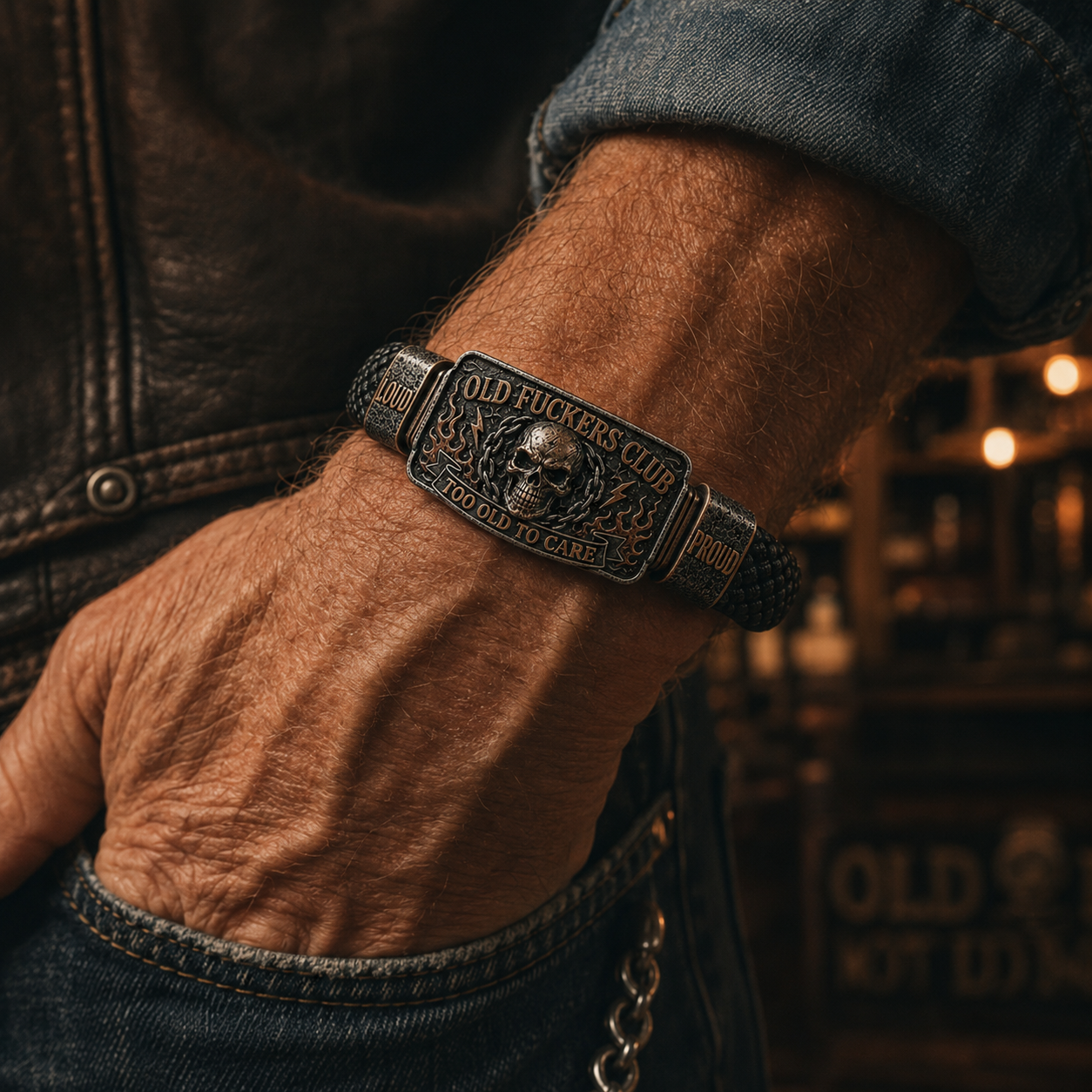 ☠️ Old Guys Club & Wild & Free 🪓 | 2026 Limited Edition Vintage Armband