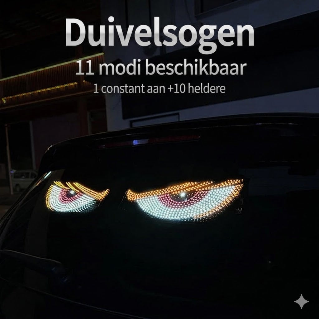 LED Devil Eyes voor de Auto Voorruit