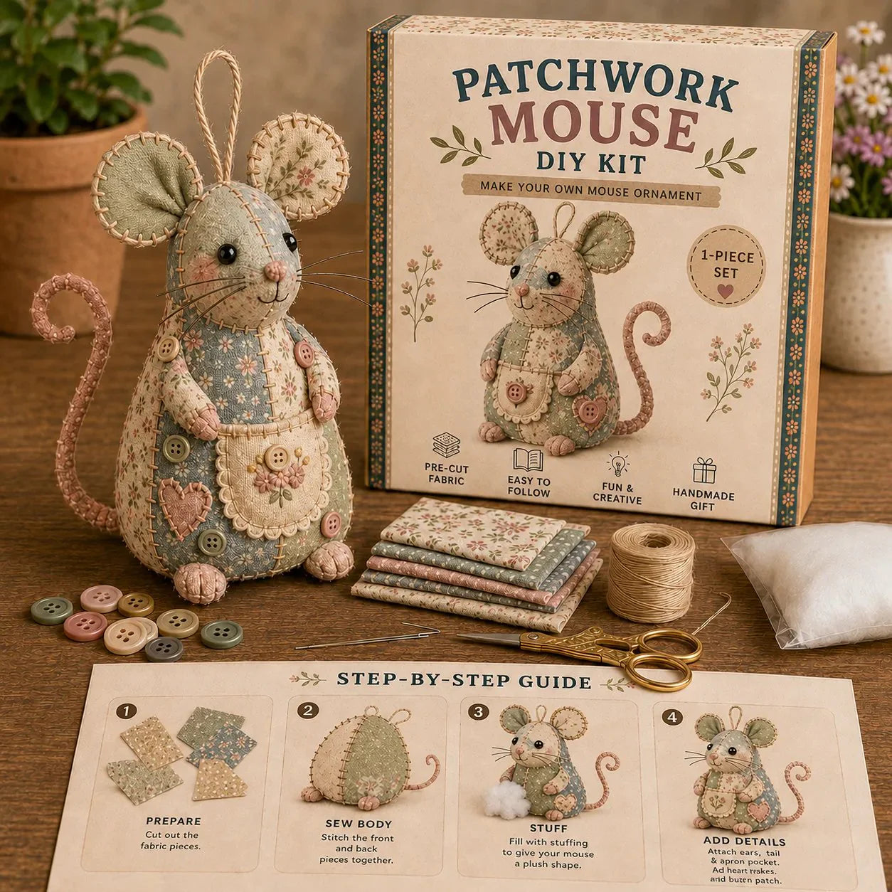 Retro Muis DIY Pakket🐭