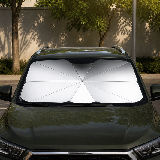 Opvouwbaar zonnescherm voor de voorruit – Effectieve UV-bescherming, biedt schaduw voor uw auto 🚗☂️
