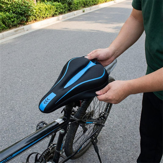 🚴Verdikt Gel Zadeldekje - Zacht en Comfortabel Fietszadelhoesje