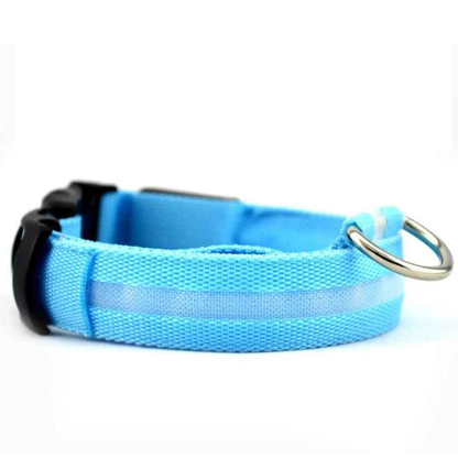 Ladattava LED-koiran kaulapanta (USB:n kautta)