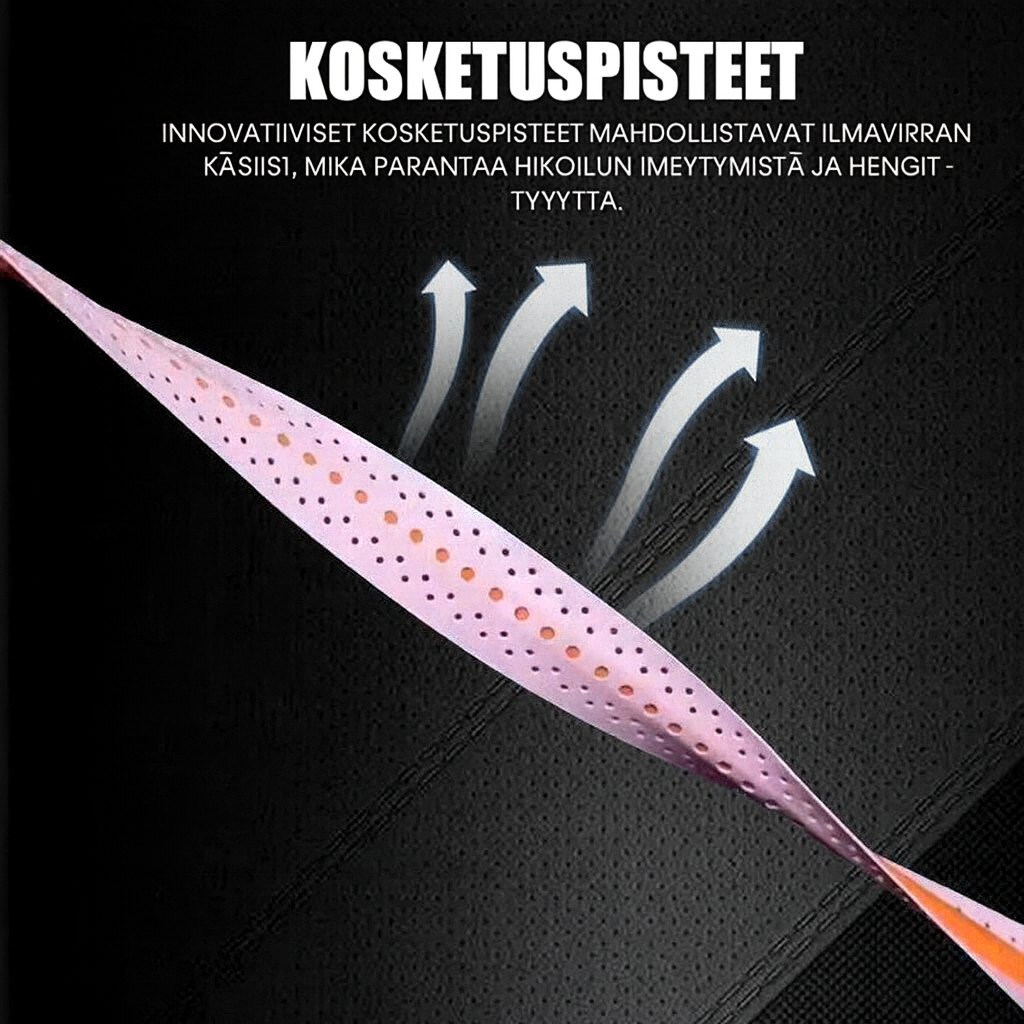 Ergonomiset moottoripyörän kahvat painepisteprofiililla