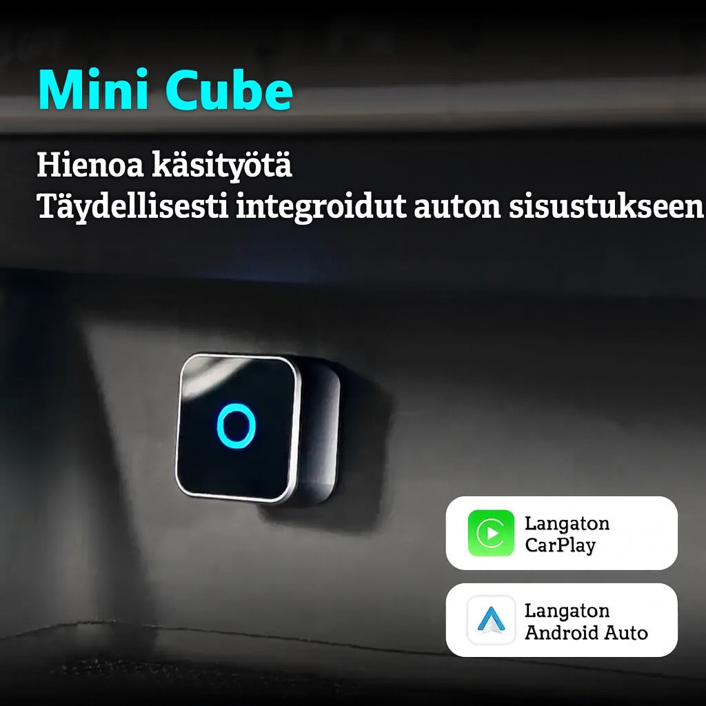Ultra Cube – Langaton sovitin CarPlaylle ja Android Autolle