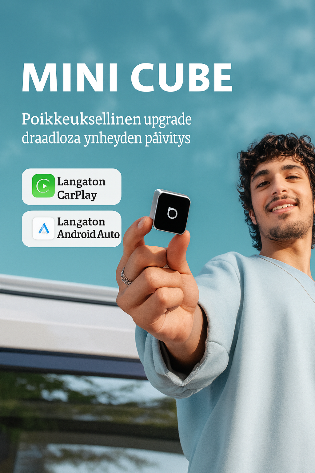 Ultra Cube – Langaton sovitin CarPlaylle ja Android Autolle