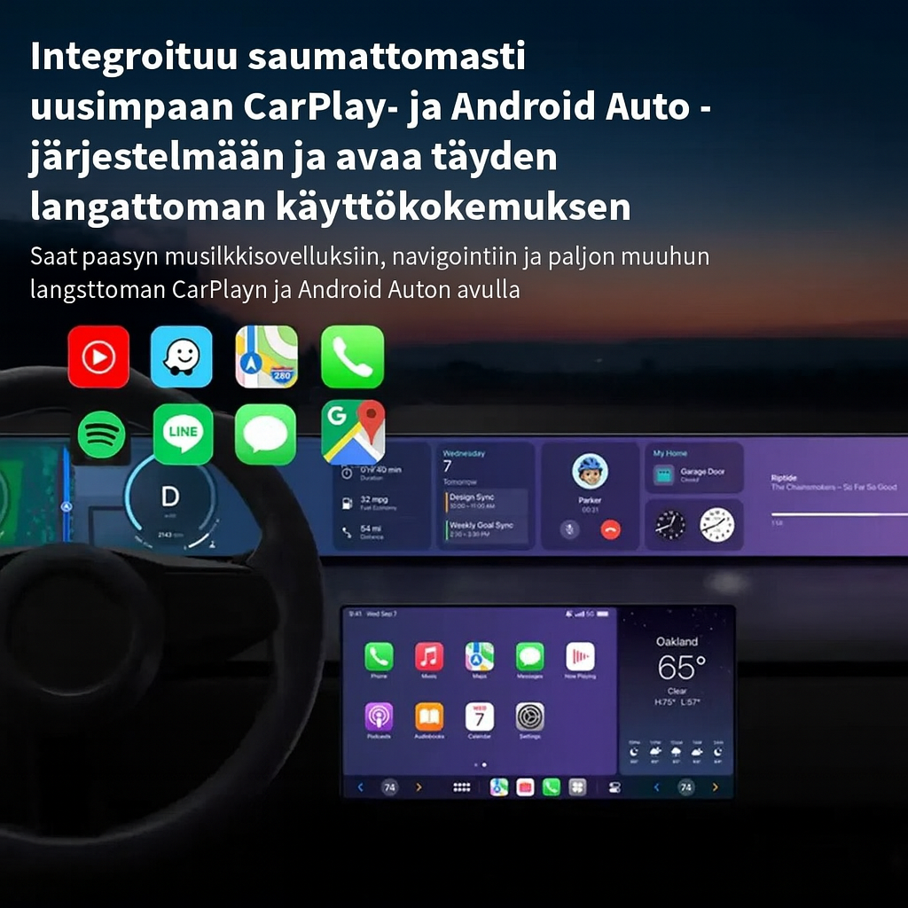 Ultra Cube – Langaton sovitin CarPlaylle ja Android Autolle