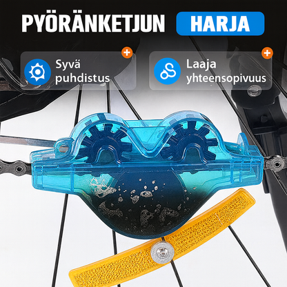 Ammattimainen polkupyörän ketjunpuhdistustyökalu – puhdista ketjusi vaivattomasti!