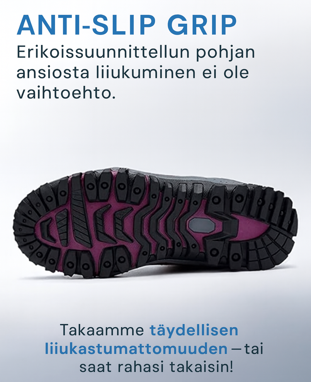 Winterstep – liukumattomat talvikengät