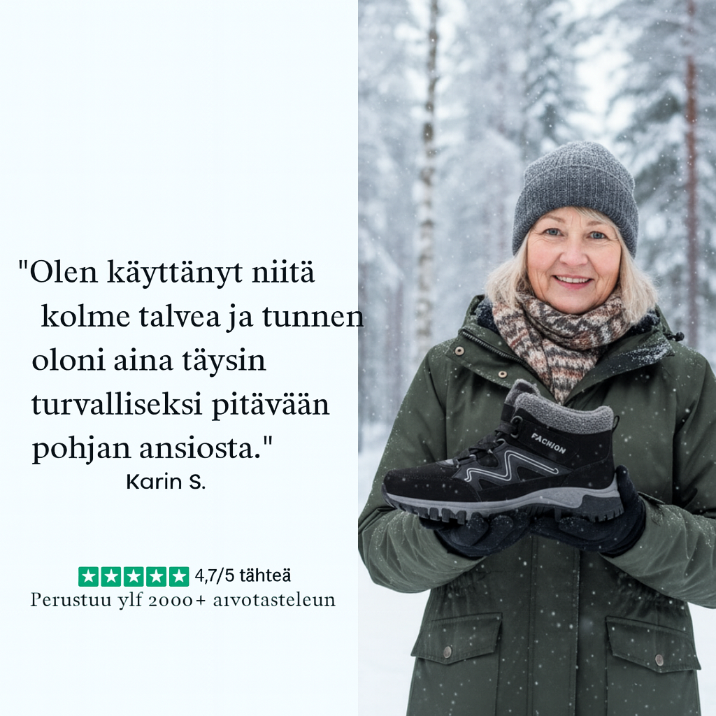 Winterstep – liukumattomat talvikengät