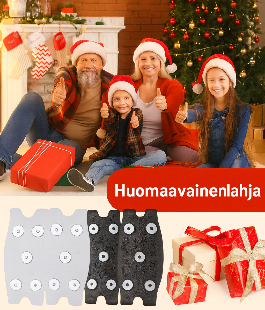 Liukuesteiset kengänpiikit, joissa on 5 nastaa