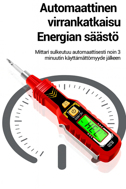 Digitaalinen kosketukseton jännitetesteri (LCD-näyttö)
