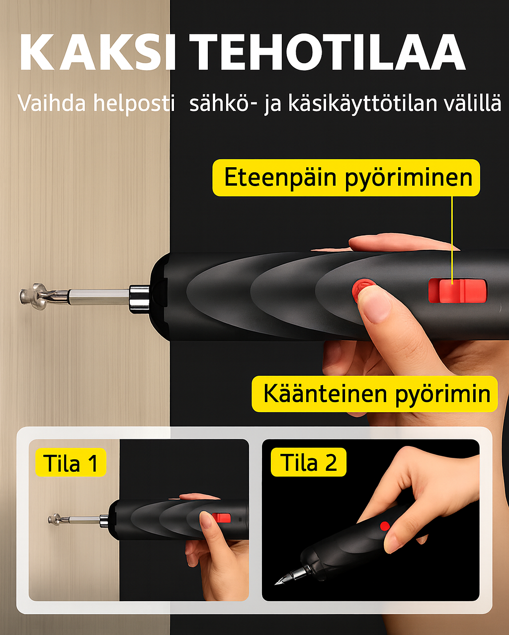 Langaton ruuvimeisselisarja