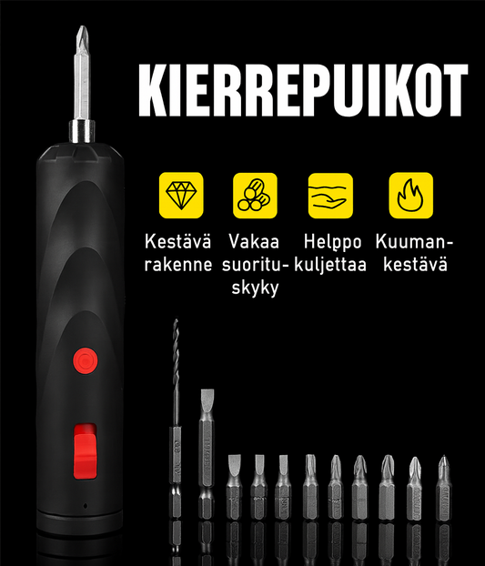 Langaton ruuvimeisselisarja