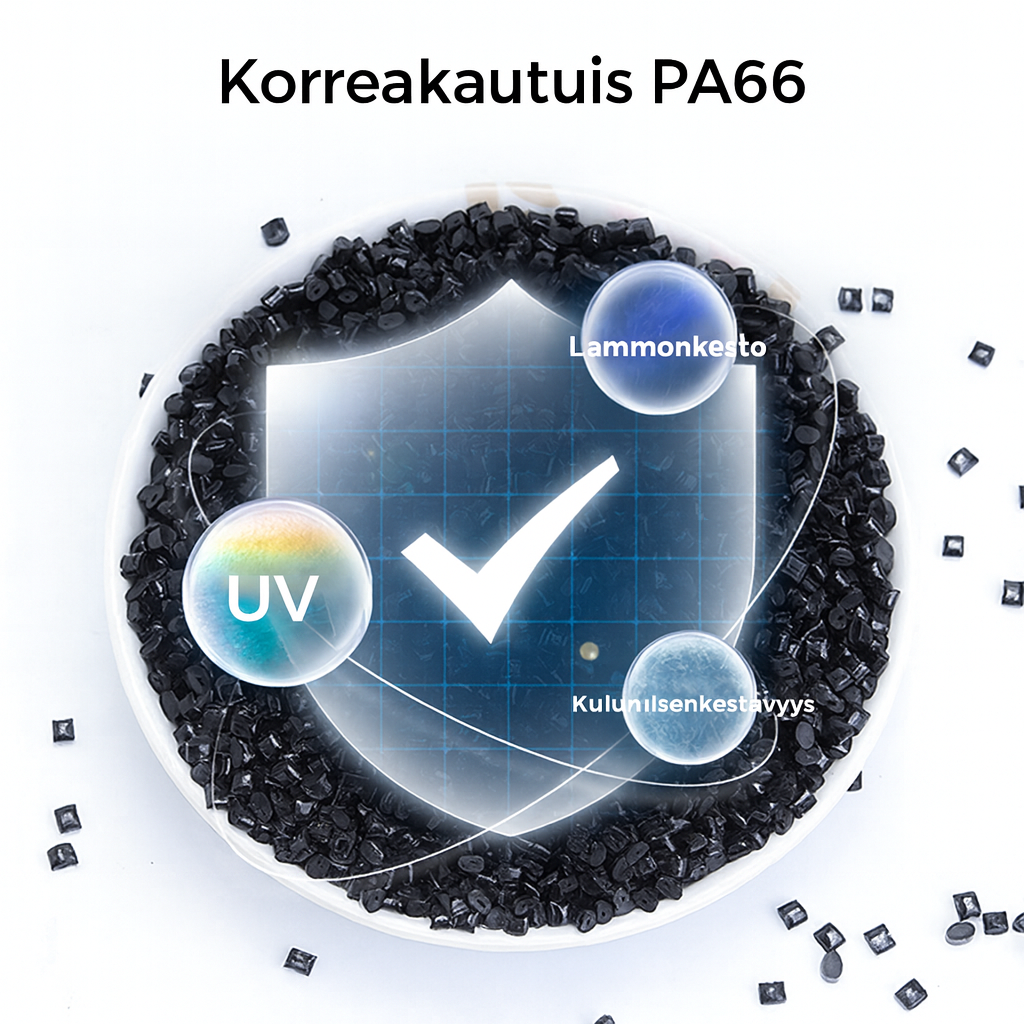 Uudelleenkäytettävät nyloniset kaapelinsiteet – 50 kappaleen setti