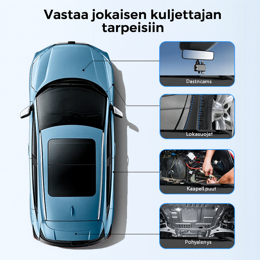 Uudelleenkäytettävät nyloniset kaapelinsiteet – 50 kappaleen setti