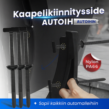 Uudelleenkäytettävät nyloniset kaapelinsiteet – 50 kappaleen setti