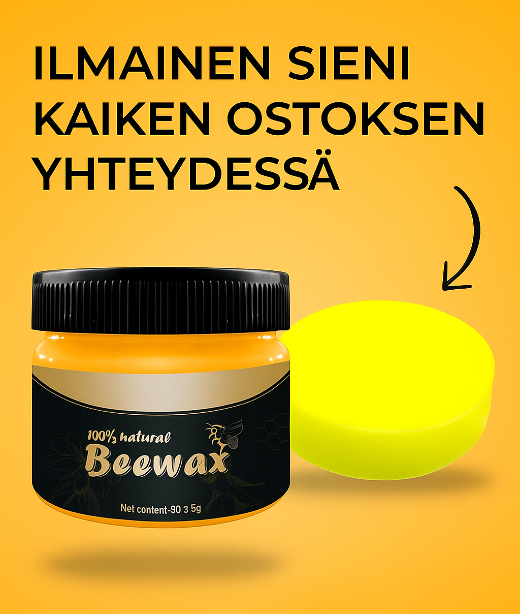 BeeWax huonekaluvaha ja puunsuoja-aine