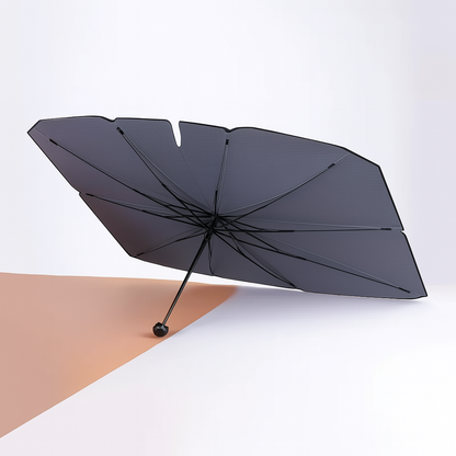 Taitettava tuulilasin aurinkosuoja – sateenvarjomainen muotoilu kuumuutta ja UV-säteitä vastaan