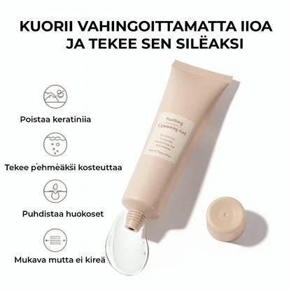 Syväpuhdistava geeli puhdistavilla entsyymeillä