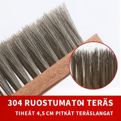 Ruostumattomasta teräksestä valmistettu lankaharja