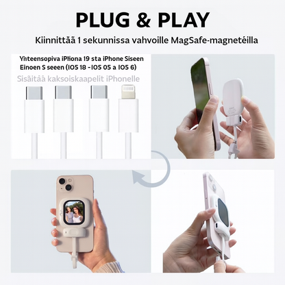 Pienikokoinen näyttö selfiekuvaukseen