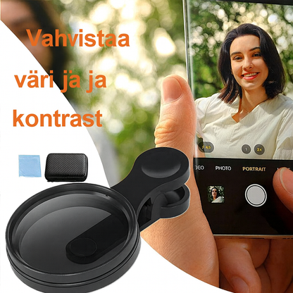 Erittäin ohut linssi heijastusten poistamiseen – HD-suodatin mobiilikuvaukseen