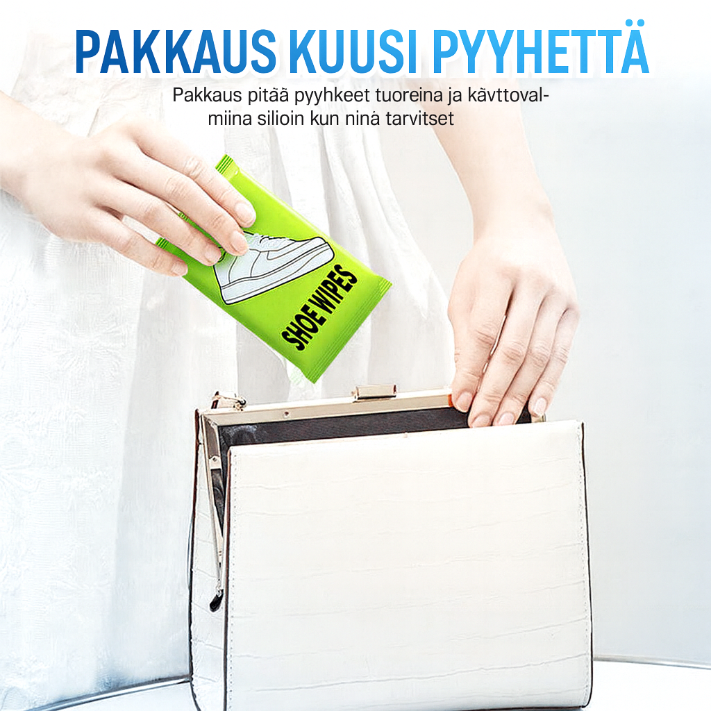 Nopeasti puhdistavat kenkäliinat – 1 setti (3 kappaletta)
