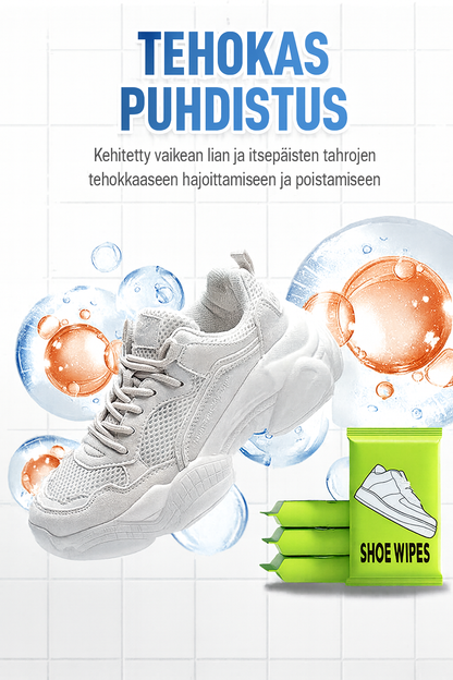 Nopeasti puhdistavat kenkäliinat – 1 setti (3 kappaletta)