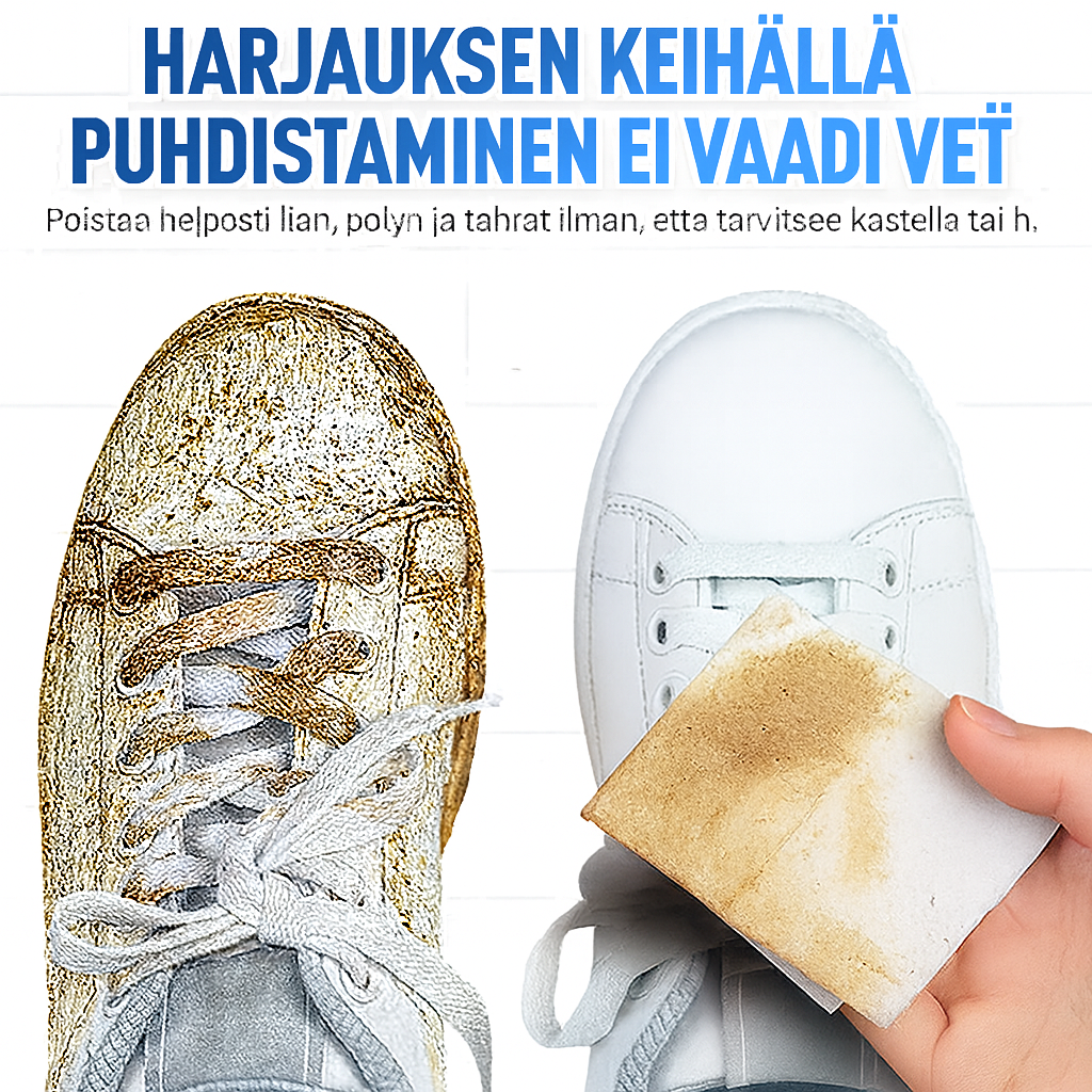 Nopeasti puhdistavat kenkäliinat – 1 setti (3 kappaletta)