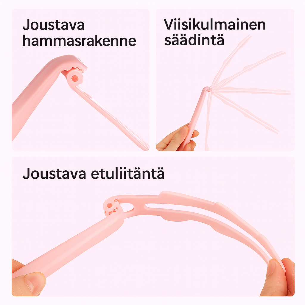 Taitettava ja pestävä pölyhuiska pintojen puhdistukseen