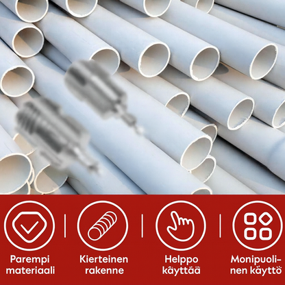 Sisä- ja ulkokierretappi PVC-putkille