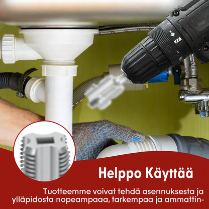 Sisä- ja ulkokierretappi PVC-putkille