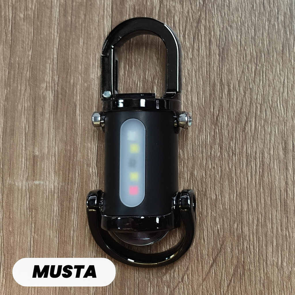 1200LM Mini Avaimenperälamppu – Erittäin kirkas ja vedenpitävä