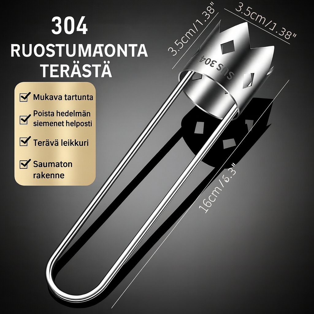 Universaali RST-kivenpoistaja – Nopeaan ja vaivattomaan hedelmien kivenpoistoon