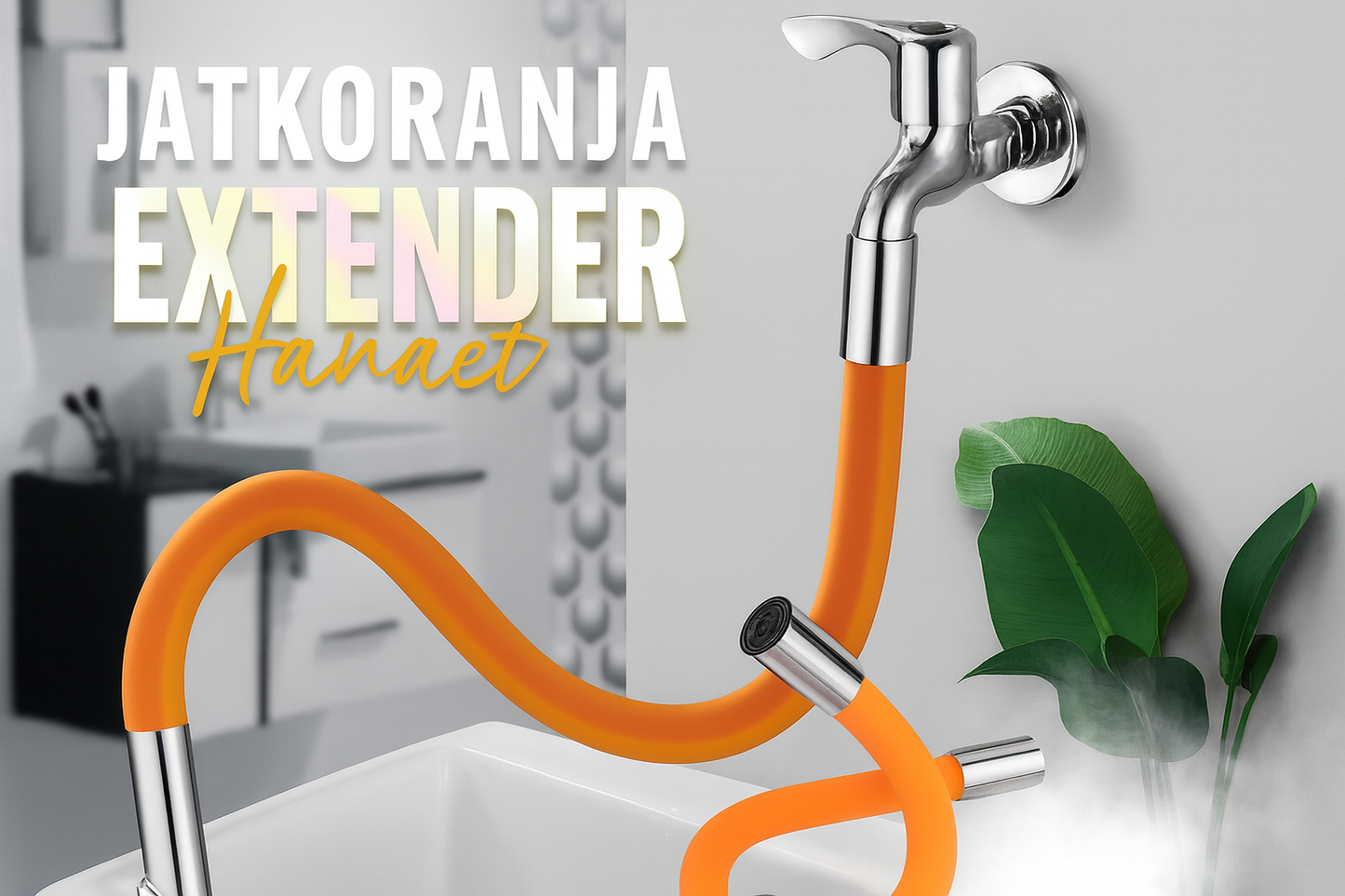 Yleismallinen vaahtolaajennusputki – Kätevä vaikeapääsyisiin kulmiin