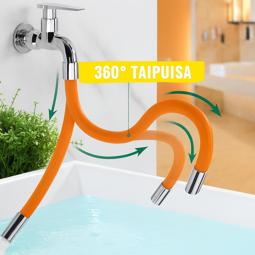 Yleismallinen vaahtolaajennusputki – Kätevä vaikeapääsyisiin kulmiin