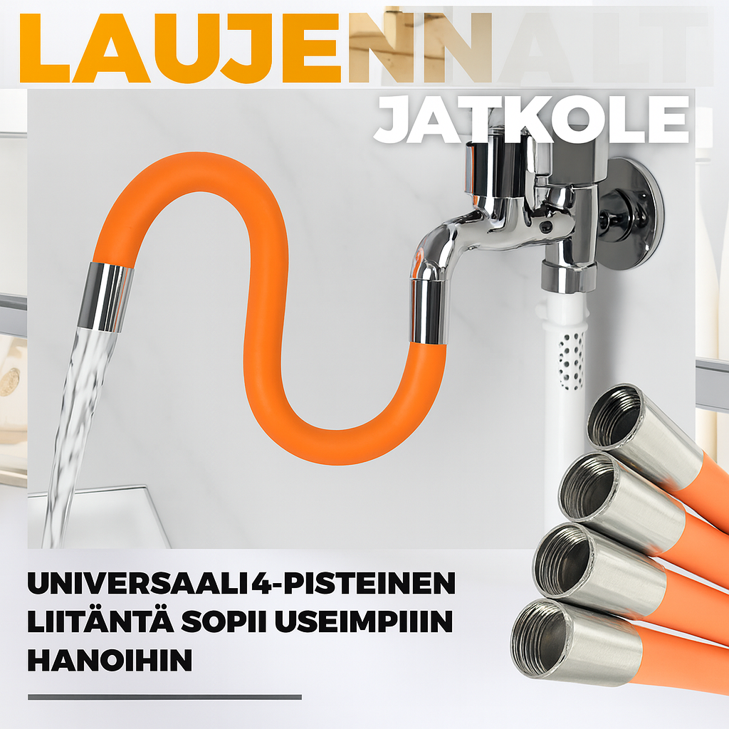 Yleismallinen vaahtolaajennusputki – Kätevä vaikeapääsyisiin kulmiin