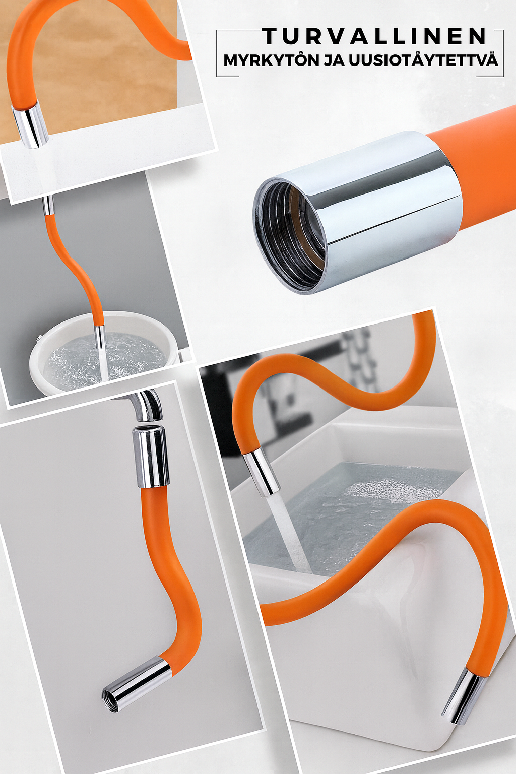 Yleismallinen vaahtolaajennusputki – Kätevä vaikeapääsyisiin kulmiin