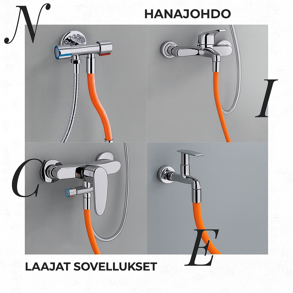 Yleismallinen vaahtolaajennusputki – Kätevä vaikeapääsyisiin kulmiin